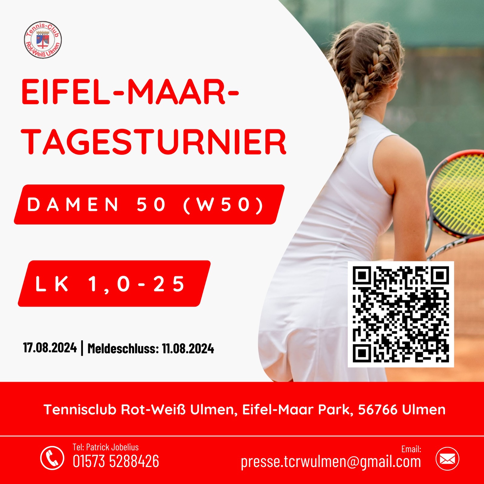 Flyer Tennis Eifel-Maar Tagesturnier Damen