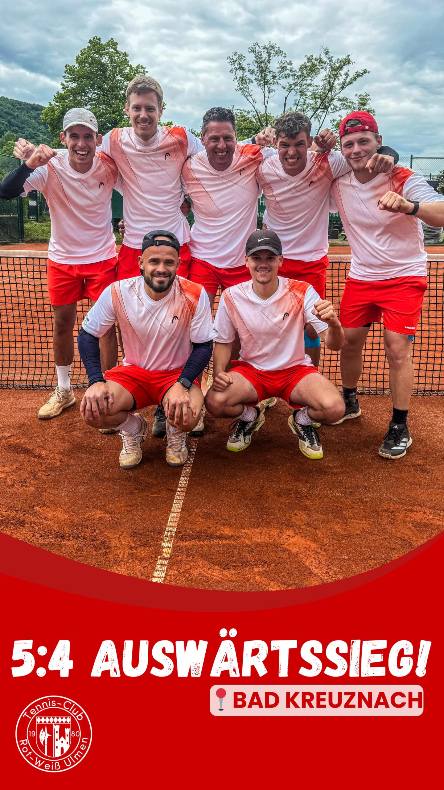 Herren 1 Auswärtssieg des TC RW Ulmen in Bad Kreuznach